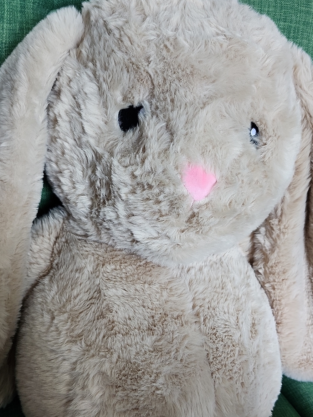 Gigglescape Oversized Plush Beige Bunny Stuffed Animal - Soft Kids Toy - Picture 5 of 7